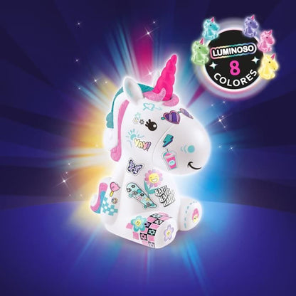 Canal Toys Style 4 Ever - Y2K DIY Luminous Unicorn to decorate - Collector's Edition - Creative Hobbies for Children - OFG 293