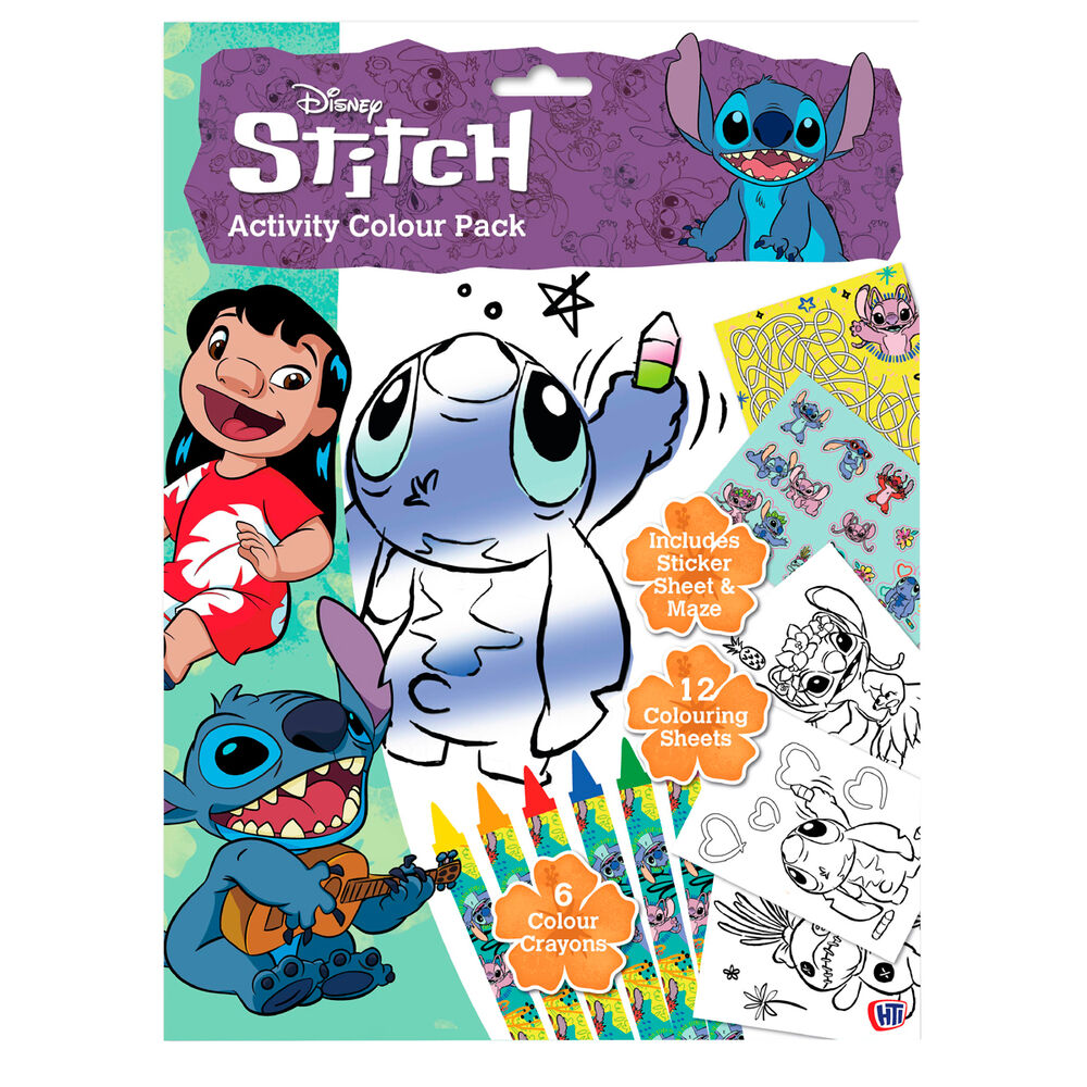 Disney Stitch activity colour pack
