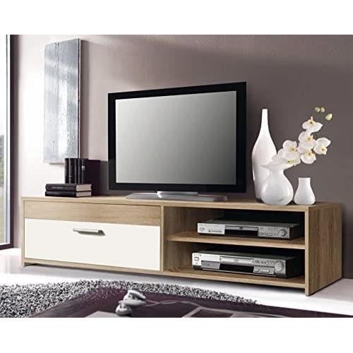 PILVI TV cabinet 120 cm oak / white
