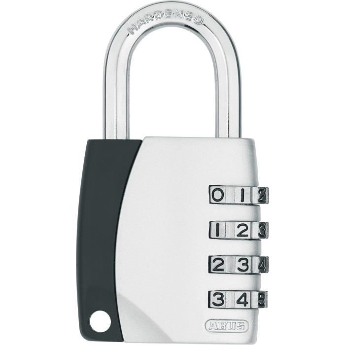 Combination padlock - ABUS - 155/40 B/DFNLI - Steel shackle - Customizable three-digit numeric code