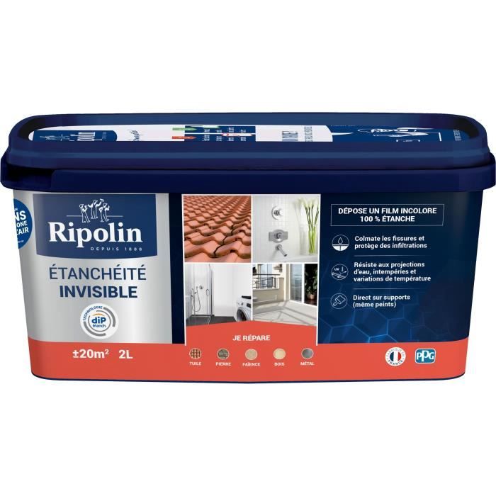 Multi-support anti-infiltration - RIPOLIN - 397642 - Invisible - 2 L
