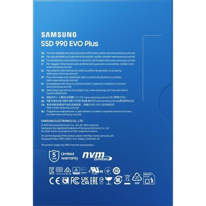 Internal SSD - SAMSUNG - 990 EVO Plus 2TB - NVMe M.2 PCIe 4.0x4 - Read speed up to 7250MB/s