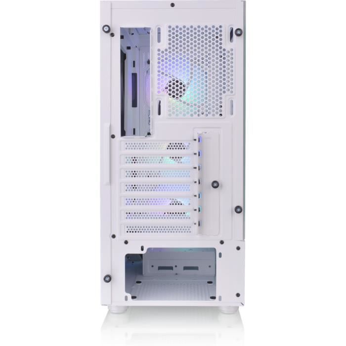 Mid-Tower PC Case without PSU - THERMALTAKE S200 TG ARGB (White) - ATX/Micro ATX - 3x120mm A-RGB - USB 3.0/2.0 - Tempered Glass