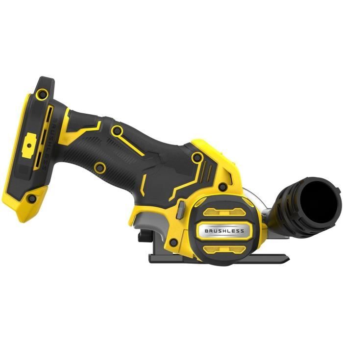 Mini Circular Saw - STANLEY FATMAX V20 - SFMCM300B-XJ - 75 mm Brushless - Lithium 18V - Without Battery