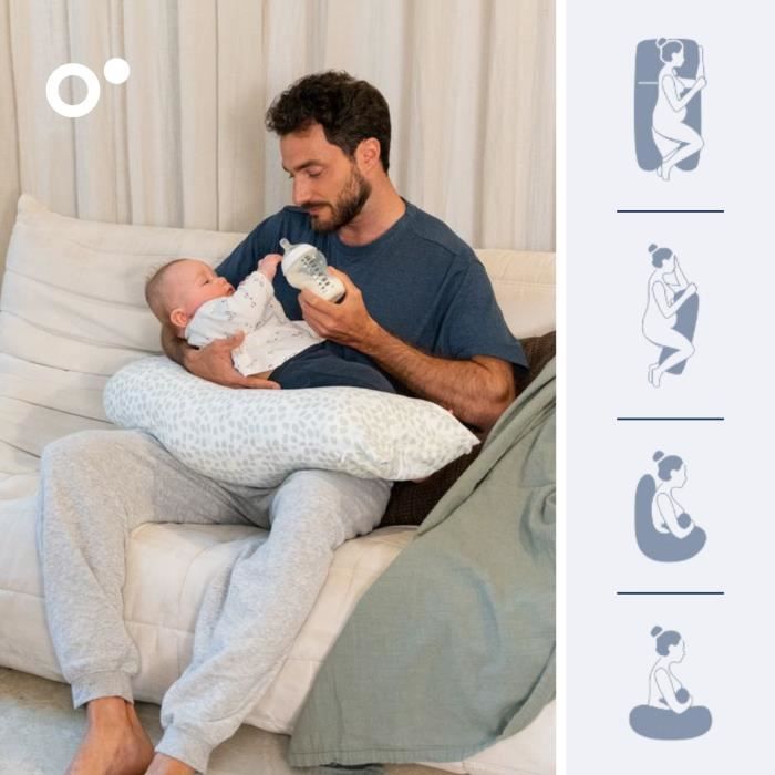 doomoo Maxxy Pregnancy Pillow and Nursing Pillow - XXL Size - Ultra Comfortable, Green