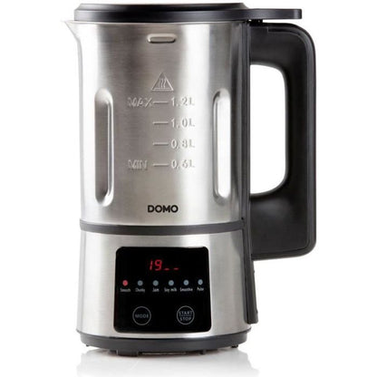 Domo heating blender - 6 programs - stainless steel