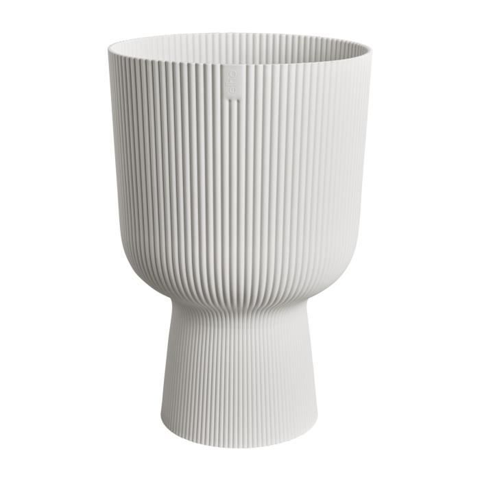 Flower pot - Elho - Vibes Fold Coupe - White - L 30 x W 29.5 x H 45 cm - Indoor - 100% recycled