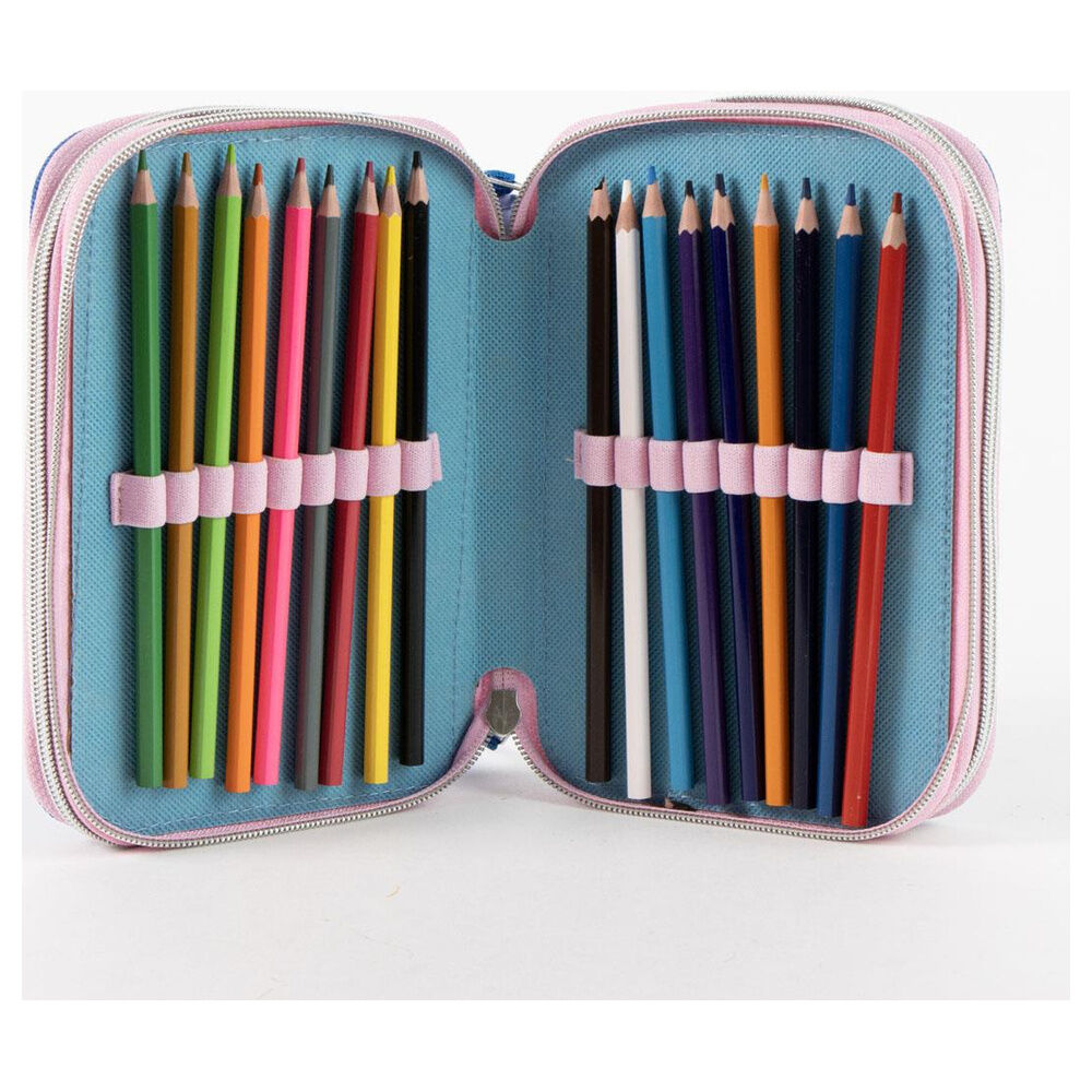 Disney Stitch triple pencil case