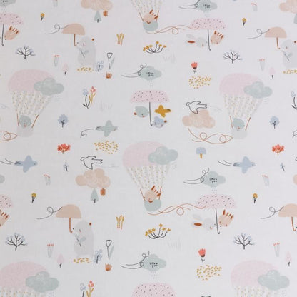 Balloons nomadic mattress - 120 x 60 x 4 cm - White - TINEO