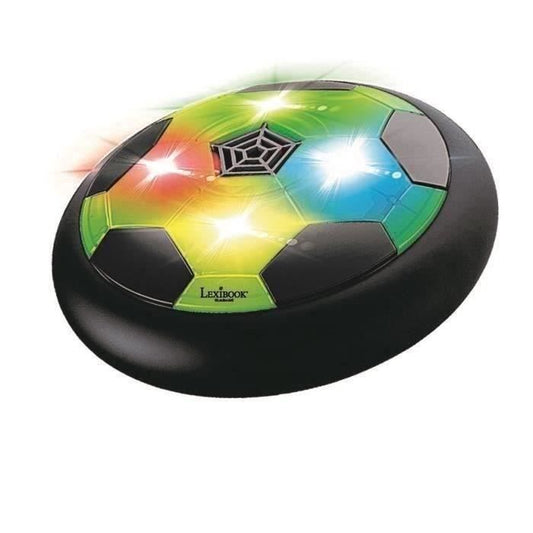 AeroFoot - Luminous foam hovercraft football disc with 2 goal cages, 1 ball and a pump, rechargeable