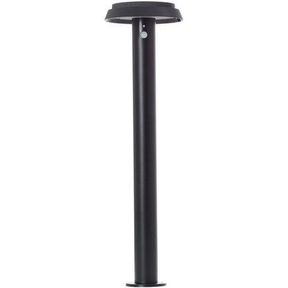 Outdoor bollard - BRILLIANT - ALVERO - LED and solar - Motion detector - Metal and plastic - 4 W - Black