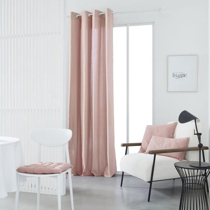 TODAY eyelet curtain - 140x240cm - 100% Cotton - Pink