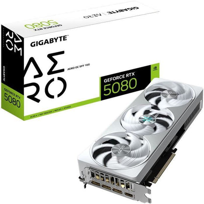 Graphics card - GIGABYTE - GeForce RTX 5080 AERO OC SFF - 16 GB