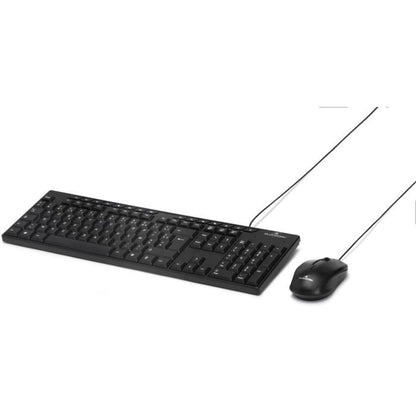 Keyboard Mouse Pack - BLUESTORK - MEDIA OFFICE - Wired - Azerty - Windows Compatible - Black