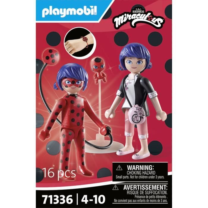 PLAYMOBIL 71336 Miraculous: Marinette & Ladybug