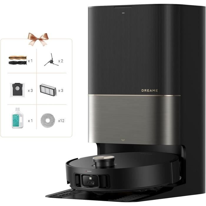 DREAME X50 Ultra Complete Robot Vacuum Cleaner with Dock - AI Obstacle Avoidance and 360° Navigation - 20,000 Pa Power