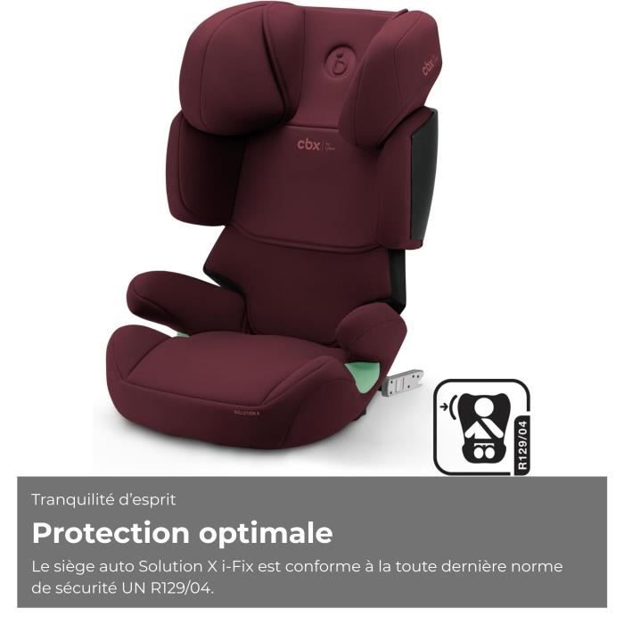 CYBEX Solution X i-Fix car seat - From 3 to 12 years - Rumba Red