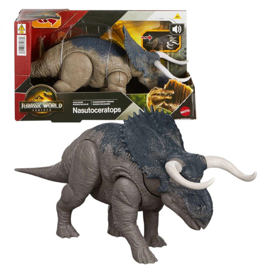 Jurassic World Rebirth Wild Roar Nasutoceratops Interactive Dinosaur Toy