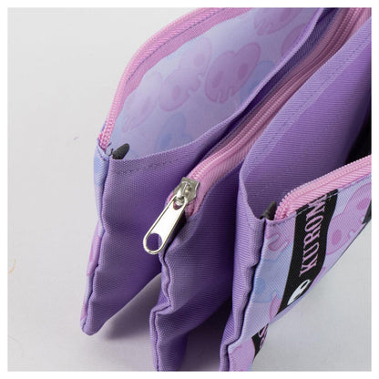 Hello Kitty Kuromi triple pencil case