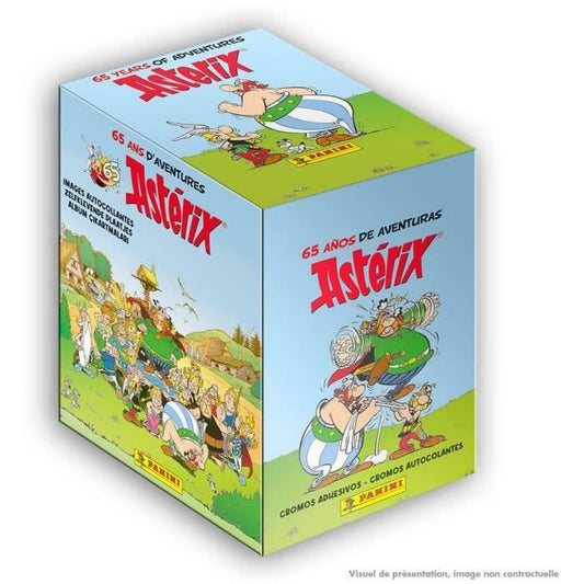 Box of 36 pockets - PANINI - Asterix (65th anniversary) - 180 stickers
