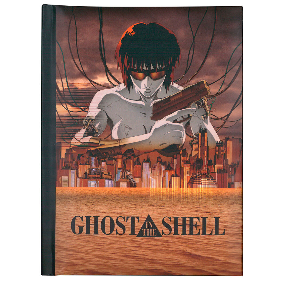 Ghost in the Shell City Notebook with light