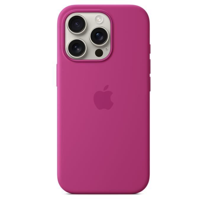 APPLE iPhone 16 Pro - Silicone Case with MagSafe - Fuchsia