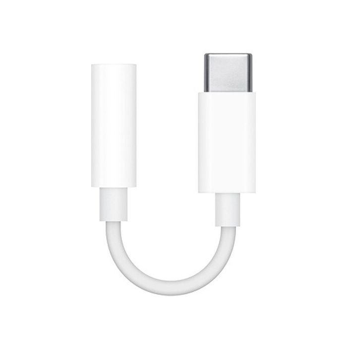 Adapter - APPLE - MW2Q3ZM/A - USB-C to Jack 3.5 - White - 0.09 kg