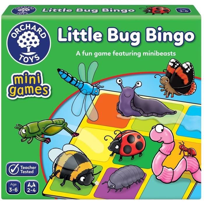 Little Bug Bingo - Bingo game - ORCHARD - 3 to 6 years old
