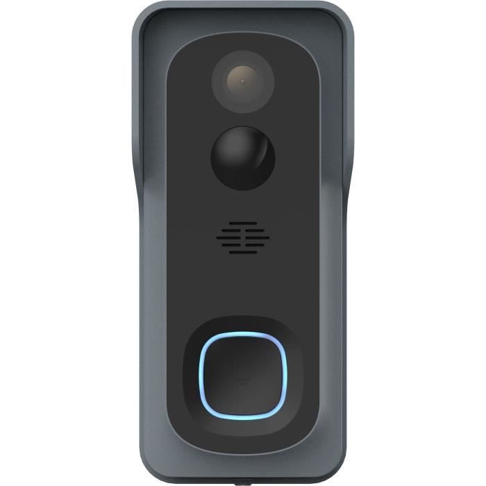 Connected Doorbell Kit - LINK2HOME - Wi-Fi - Two-way Audio - Wireless Chime - 8 GB SD