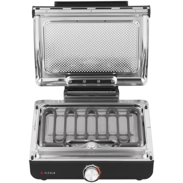 Indoor grill and plancha - NINJA - Sizzle GR101EU - 34 x 8 x 13.5 cm - Black