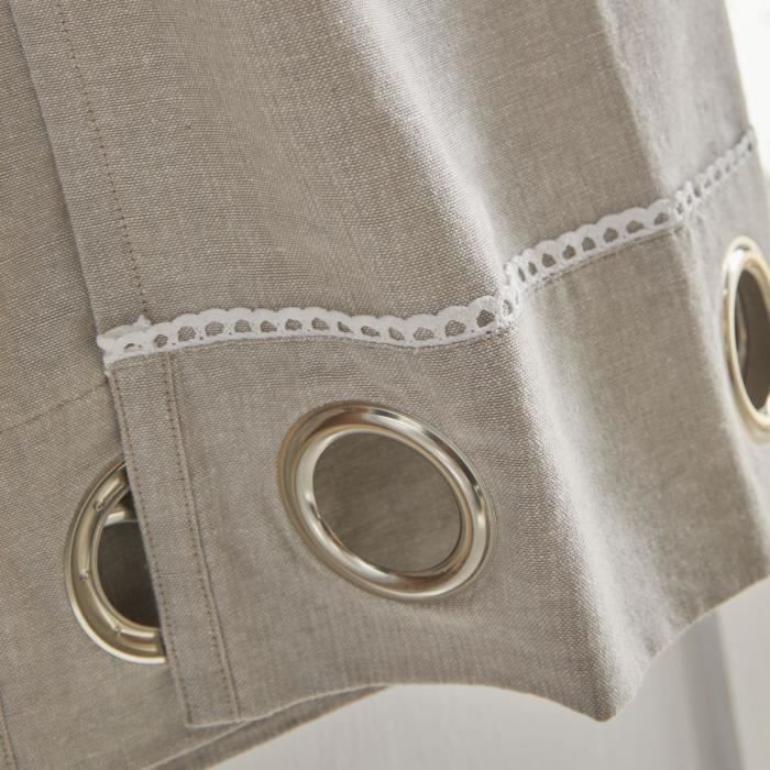 Curtain - TODAY - CHARME - Chambray Berenice - 140 x 240 cm