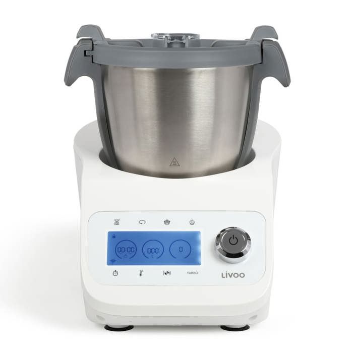 Livoo DOP219W - Super Cooker multifunction robot - 12 speeds - 125 to 5000 rpm - 3.5L stainless steel bowl - 1000W - White