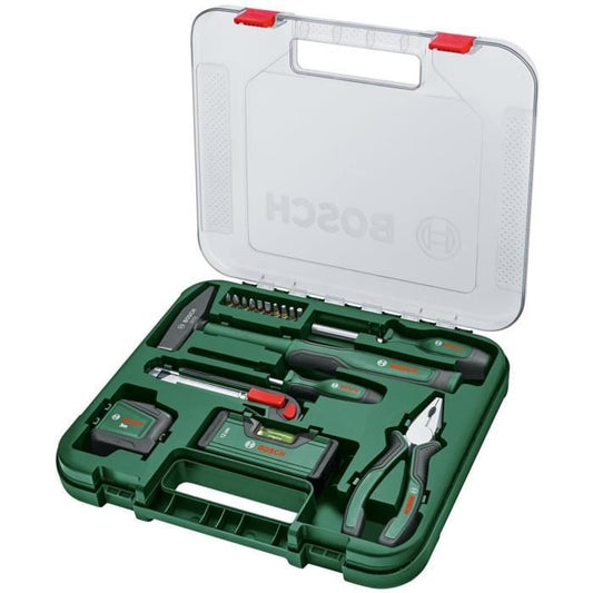 Bosch 17-piece "Universal" hand tool set (versatile repair tool kit for home use)