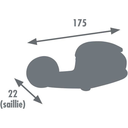 Shower mixer - EDOUARD ROUSSEAU - Cardiff - Compact design - Standard wall installation - Chrome