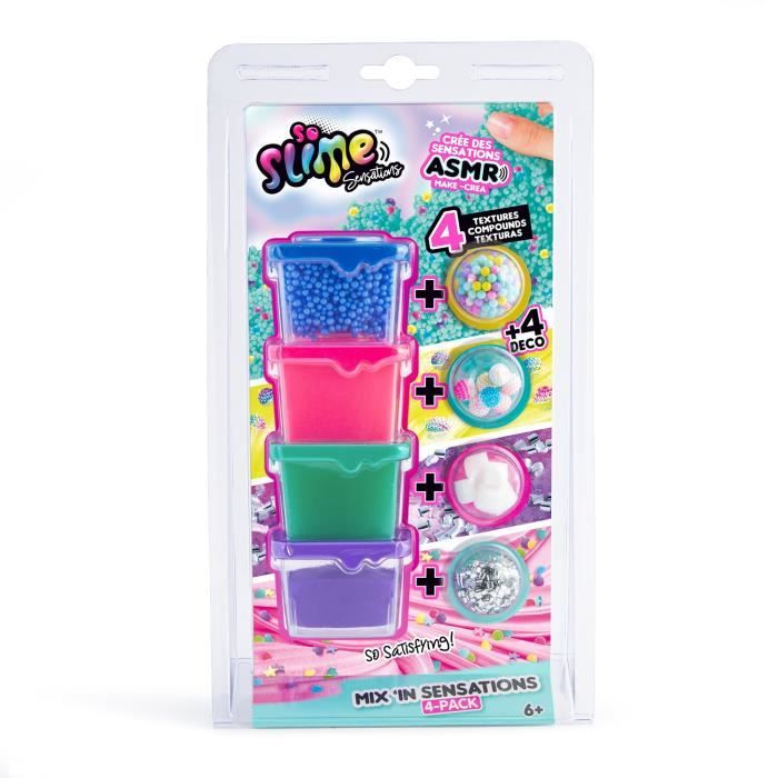 Canal Toys - So Slime DIY - Mix'in Sensations 4-pack - Creative Hobbies - SSC 232 - Canal Toys