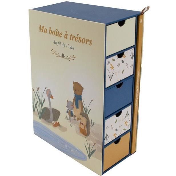 Box - DOMIVA - AU FIL DE L'EAU - Treasure box + Birth journal
