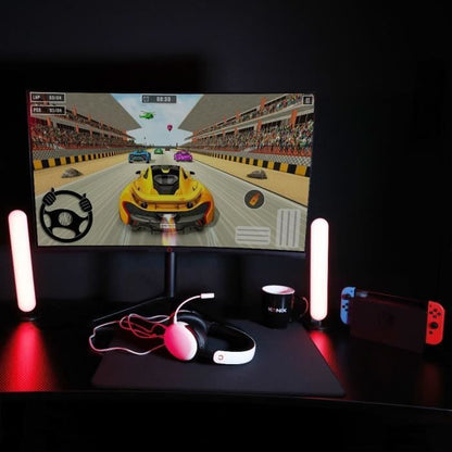 Gaming Headset - KONIX - Wired Over-Ear Nexus - Nintendo Switch 2 - 40mm Speakers - Microphone - 3.5mm Jack - White