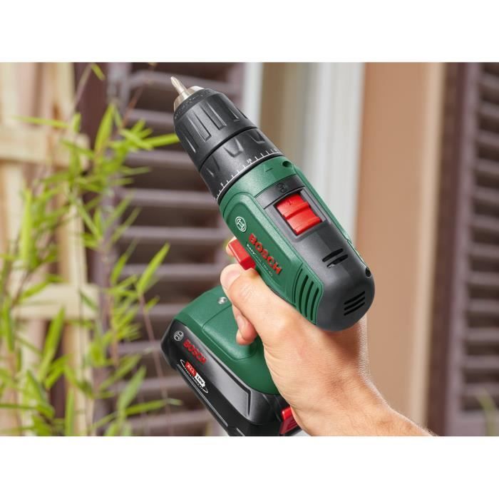 Wireless drill Bosch-Universaldrill 18 (delivered with 2 18V-5.5ah batteries + charger + transport box)