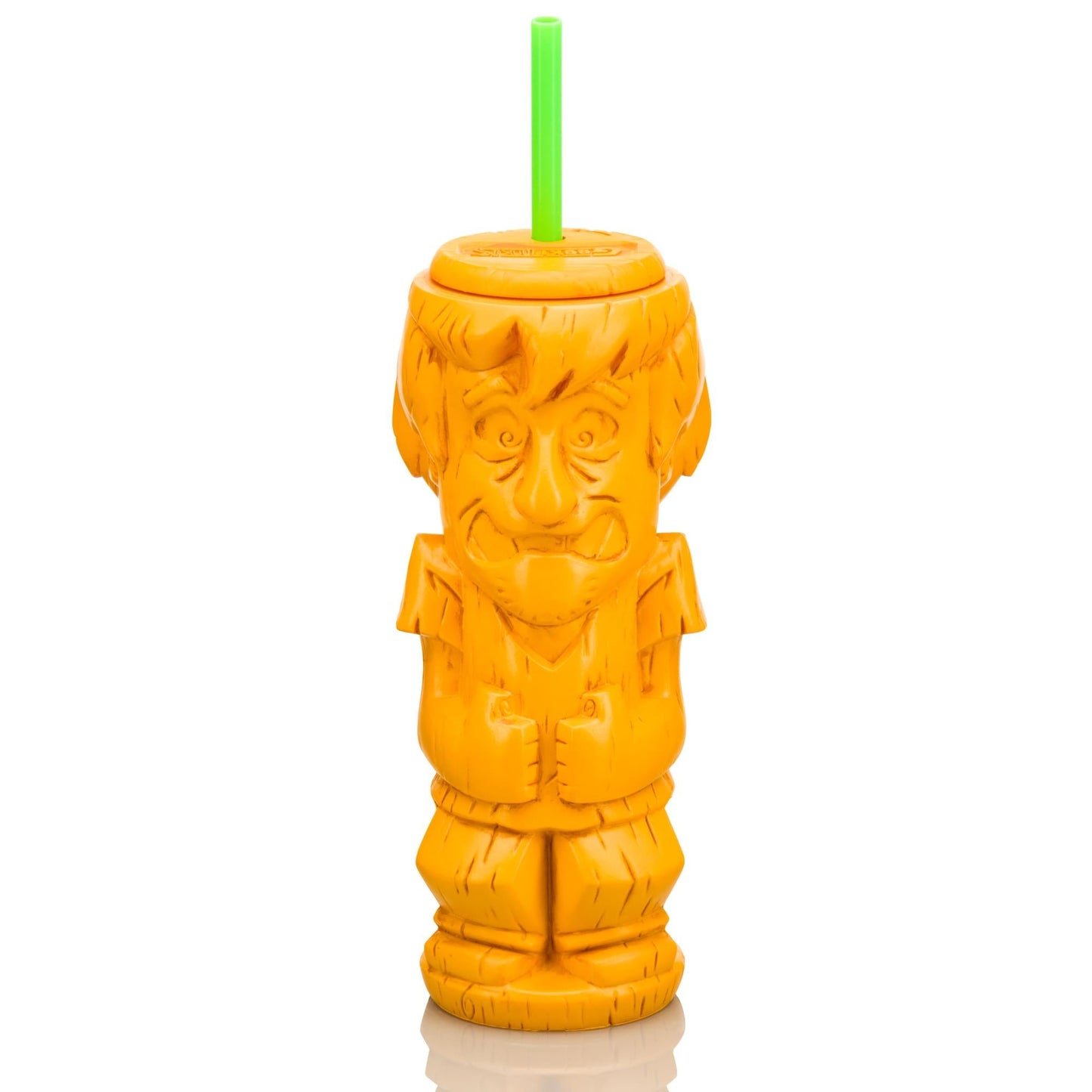 Geeki Tikis Scooby-Doo Shaggy Plastic Tumbler with Straw | Holds 20 Ounces