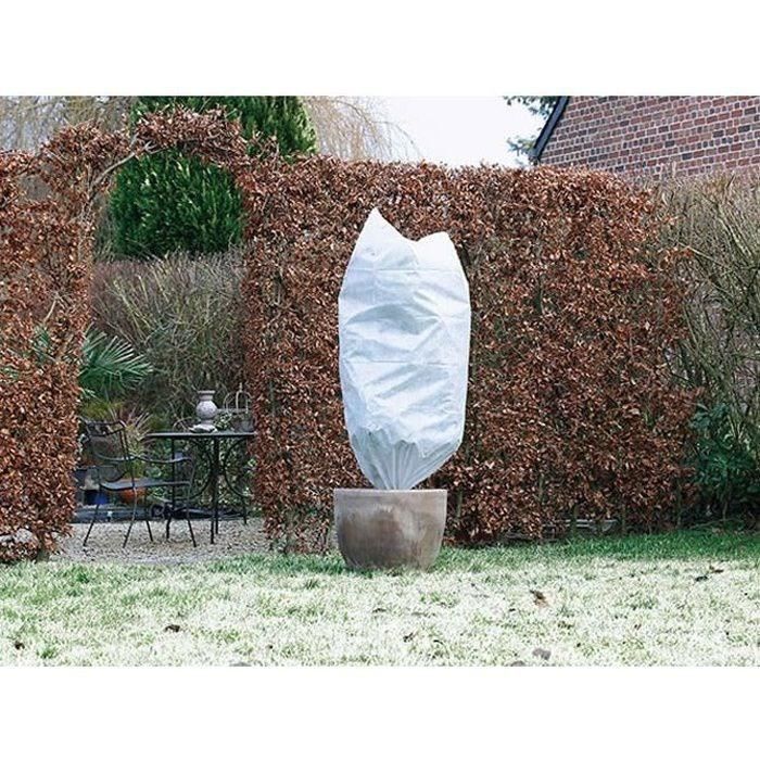 NATURE Pack of 2 winter cover 50 g / m² - Ø 75 cm x 1,50 m - White