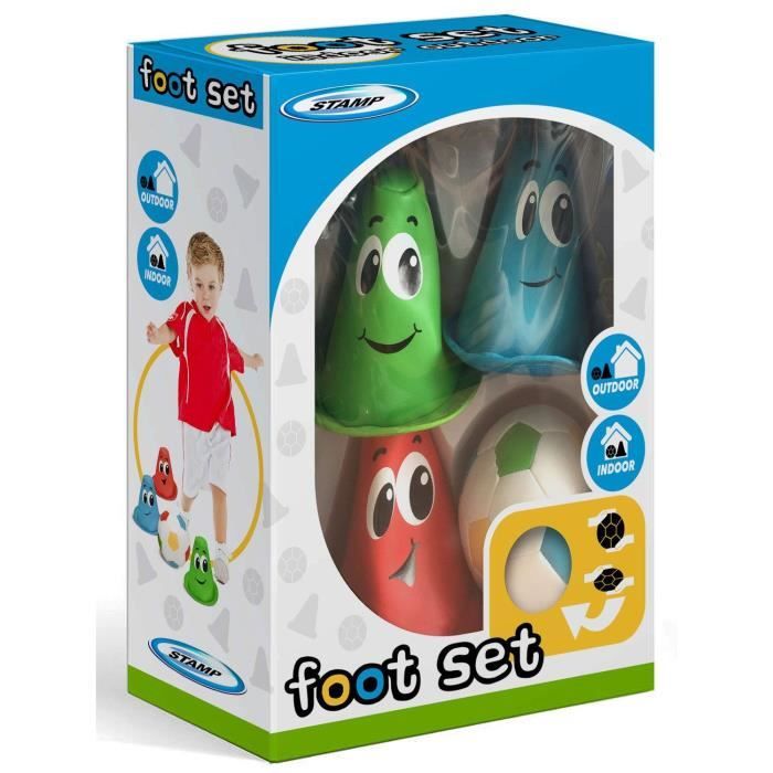 STAMP Pack Foot Ball And 3 Cones