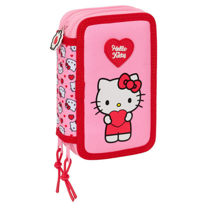 Hello Kitty triple pencil case 37pcs