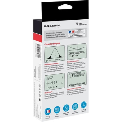 TEXAS INSTRUMENTS - Calculator - TI-82 Advanced Scientific Calculator