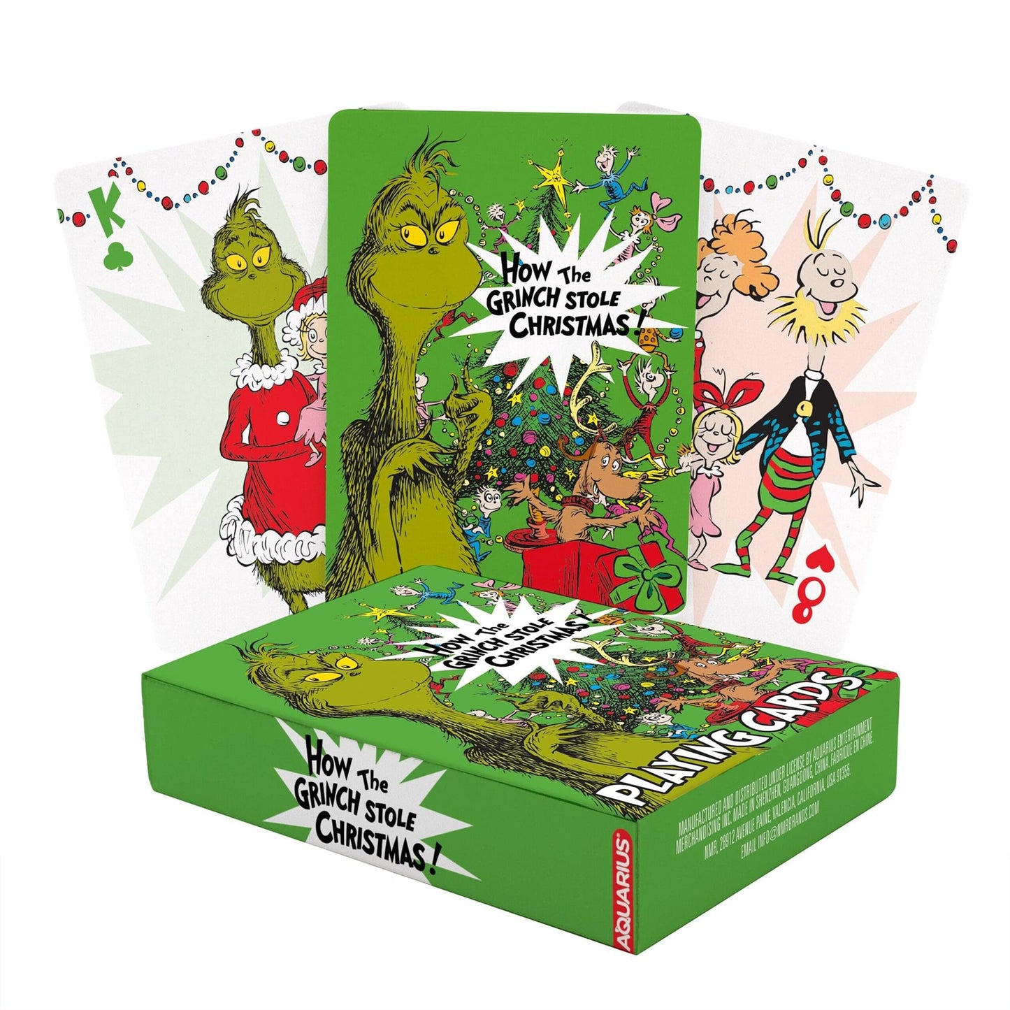Grinch Christmas Playing Cards