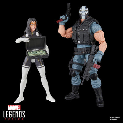 Marvel Legends Series Super Villains Madame Masque & Crossbones pack 2 figures 15cm