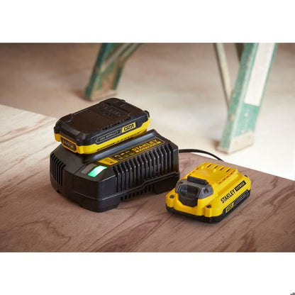 Kit 1 LITHIUM-ION 18V 4Ah battery and 2Ah Charger V20 Range - STANLEY Fatmax SFMCB14M1-QW