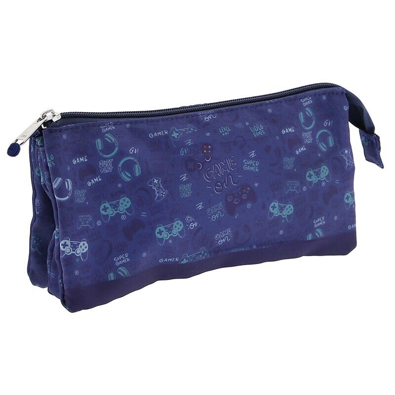 Gamers triple pencil case