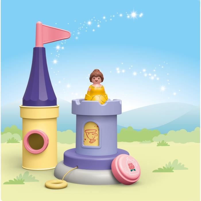 PLAYMOBIL Junior 71458 Belle, Turret with music, Disney, From 12 months
