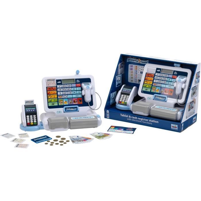 Electronic Cash Register Toy with Removable Shelf - KLEIN - Various Functions