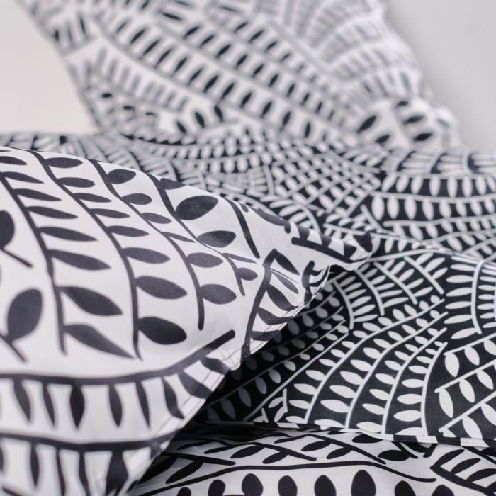 Double bed set -TODAY - 240x200 cm - 100% Cotton - Black and White